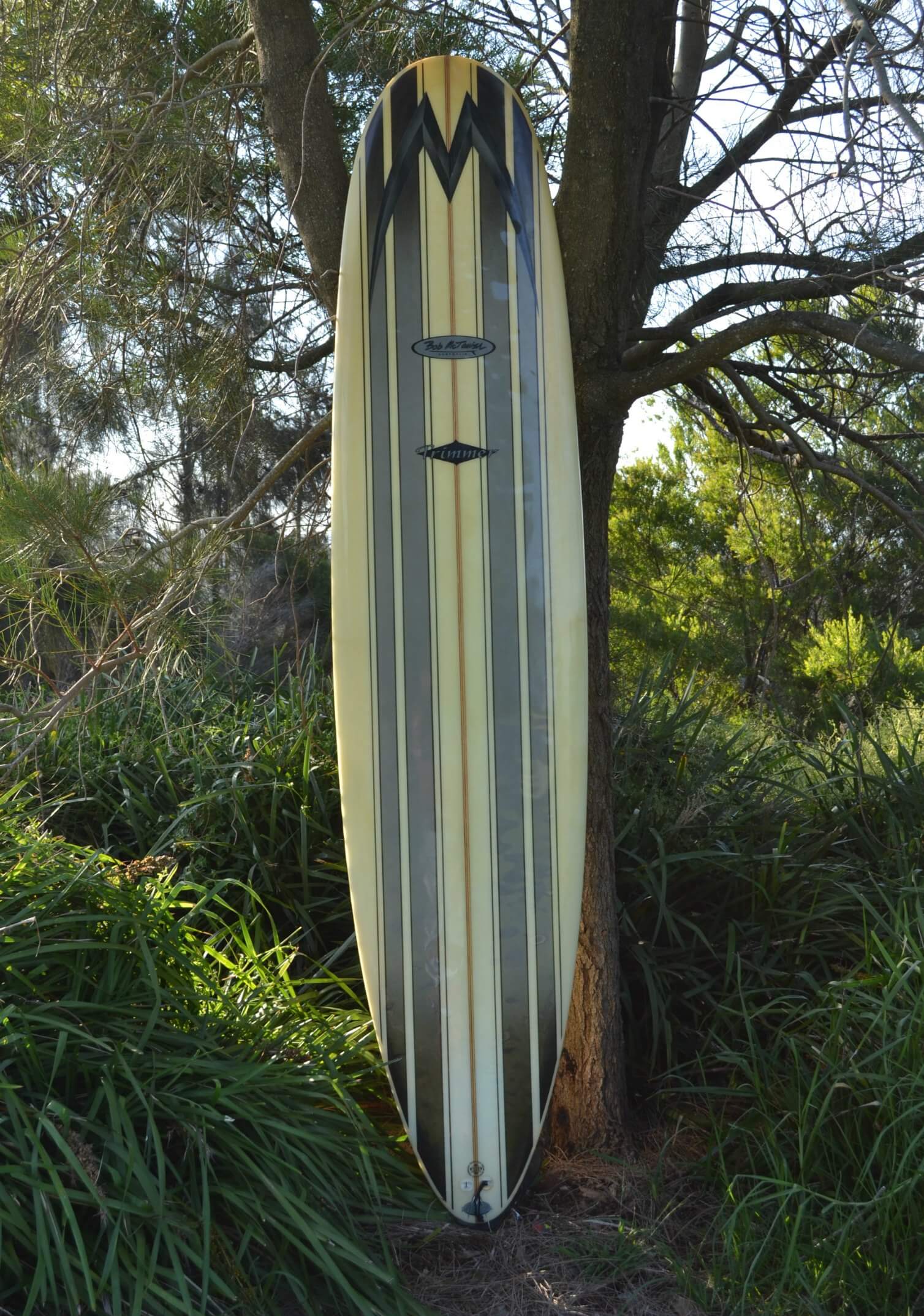 SOLD – 9′ 1″ McTAVISH Longboard – Trimmer Model