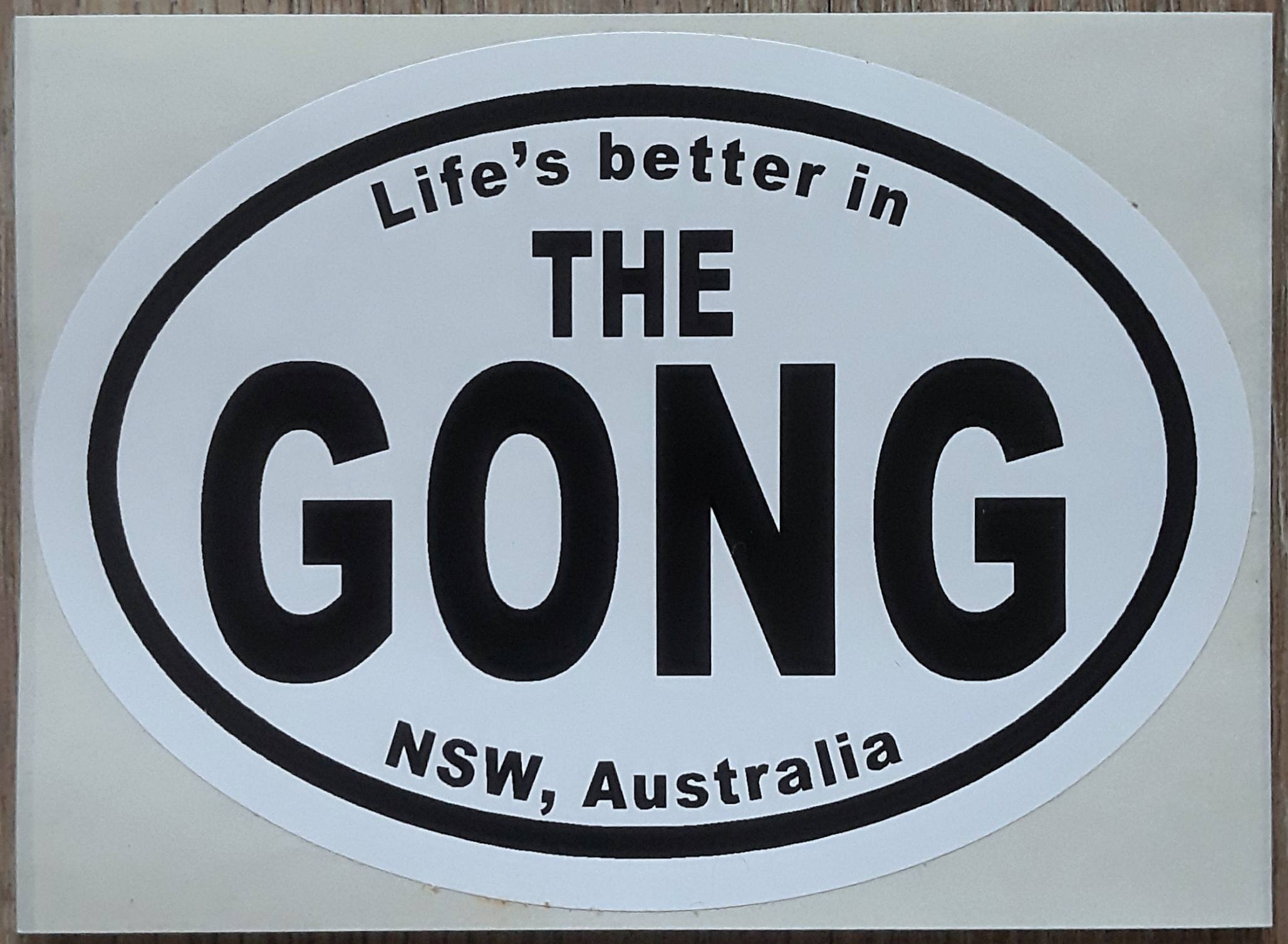 STICKER – Life’s Better In The Gong
